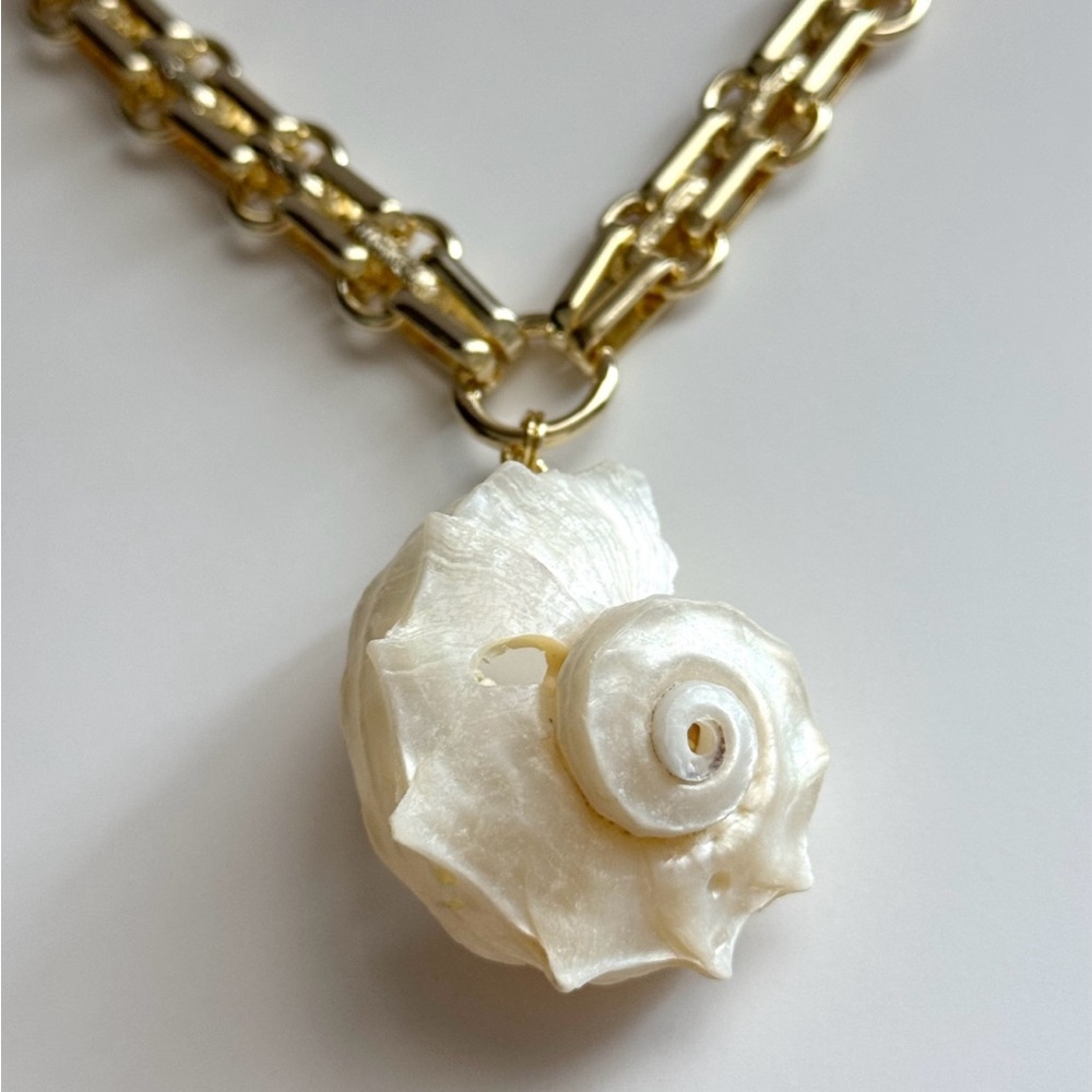 Spiral Shell Necklace - image 1